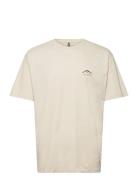 Hike Tee Tops T-Kortærmet Skjorte Cream Fat Moose