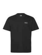 T-Shirt Tops T-Kortærmet Skjorte Black EA7