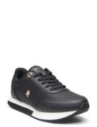 Elevated Essent Runner Monogram Low-top Sneakers Black Tommy Hilfiger