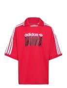 Football Tee Tops T-Kortærmet Skjorte Red Adidas Originals