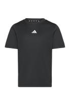 J Tr-Es T Tops T-Kortærmet Skjorte Black Adidas Sportswear