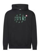 Cass Resort Club Hoodie Gots Tops Sweatshirts & Hoodies Hoodies Black ...