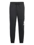 Essentials Fleece Tapered Cuff Big Logo Pants Bottoms Sweatpants Black...