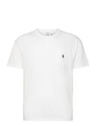 Classic Fit Jersey Pocket T-Shirt Tops T-Kortærmet Skjorte White Polo ...