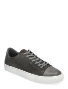 Lescape Suede Shiny Low-top Sneakers Grey Sneaky Steve