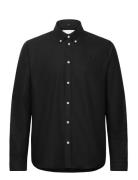 Konrad Oxford Shirt - Seasonal Tops Shirts Casual Black Les Deux