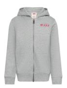 Levi's® Boxtab Full Zip Hoodie Tops Sweatshirts & Hoodies Hoodies Grey...
