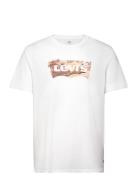 Graphic Crewneck Tee Tropical Tops T-Kortærmet Skjorte White LEVI´S Me...