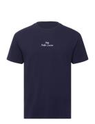 Classic Fit Logo Jersey T-Shirt Tops T-Kortærmet Skjorte Navy Polo Ral...