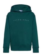 Jjestar Jj Sweat Hood Noos Jnr Tops Sweatshirts & Hoodies Hoodies Gree...