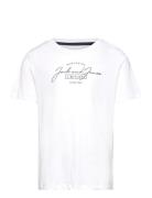 Jjferris Tee Ss Crew Neck Mni Tops T-Kortærmet Skjorte White Jack & J ...