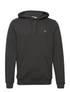 Pullover Hoodie Tops Sweatshirts & Hoodies Hoodies Black Lyle & Scott