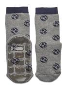 Soccer Socks With Anti-Slip Strømper Non-slip Grey Melton