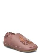 Leather Slippers Autumn Botani Slippers Hjemmesko Pink Melton