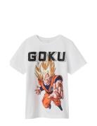 Nkmjavis Dragonball Ss Top Noos Vde Tops T-Kortærmet Skjorte White Nam...