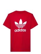 Trefoil Tee Sport T-Kortærmet Skjorte Red Adidas Originals