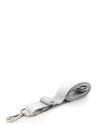 Shoulder Strap In Silver Webbing  Bags Bag Straps Silver Ceannis