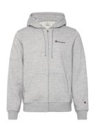 Full Zip Hoodie Sweatshirt Tops Sweatshirts & Hoodies Hoodies Grey Cha...