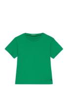 T-Shirt Tops T-Kortærmet Skjorte Green United Colors Of Benetton