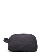 Borg Embossed Wash Bag Toilettaske Grey Björn Borg