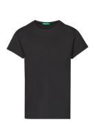 T-Shirt Tops T-Kortærmet Skjorte Black United Colors Of Benetton