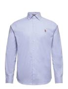 Uspa Shirt Flex Calvert Men Tops Shirts Casual Blue U.S. Polo Assn.