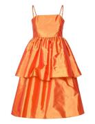 Tafetta Dream Dress Kort Kjole Orange Bzr