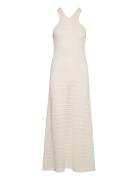 Halter-Neck Crochet Dress Maxikjole Festkjole Cream Mango