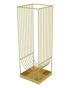 Curva Umbrella Stand Home Storage Storage Baskets Gold AYTM