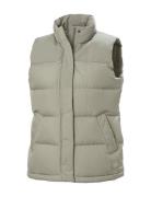 W Isfjord Down Vest Sport Padded Vests Grey Helly Hansen