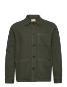 Barney Worker Jacket Black Designers Overshirts Green Nudie Jeans