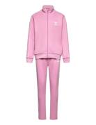 Hmltrack Tracksuit Sport Tracksuits Pink Hummel