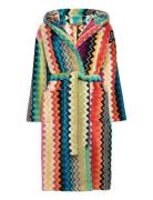 Giacomo Bathrobe Hooded Home Textiles Bathroom Textiles Robes Multi/pa...