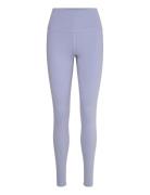 Borg High Waist Comfort Tights Bottoms Running-training Tights Blue Bj...