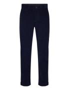 Criss Cut Cord Slacks Designers Trousers Chinos Navy Morris