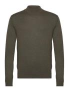 Slhtown Merino Coolmax Knit Mock B Noos Tops Knitwear Turtlenecks Khak...