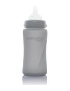 Glass Baby Bottle Healthy + Quiet Grey 240Ml Baby & Maternity Baby Fee...