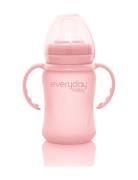 Glass Sippy Cup Healthy + Rose Pink Baby & Maternity Baby Feeding Baby...