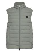 Down Waistcoat Designers Vests Green Emporio Armani