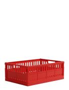 Made Crate Maxi Home Storage Storage Baskets Red Made Crate