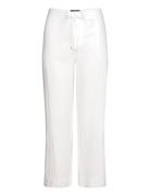 Classic Linen-Pant Bottoms Trousers Linen Trousers White Lauren Women