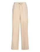 Alana Pants Bottoms Trousers Linen Trousers Beige Creative Collective