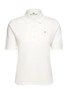 1985 Reg Pique Polo Ss Tops T-shirts & Tops Polos White Tommy Hilfiger