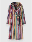 Riverbero Hooded Bathrobe Home Textiles Bathroom Textiles Robes Multi/...