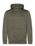 Ua Armour Fleece Hoodie Tops Sweatshirts & Hoodies Hoodies Khaki Green...