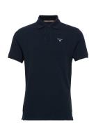 Barbour Tartan Pique Polo Shirt Tops Polos Short-sleeved Blue Barbour