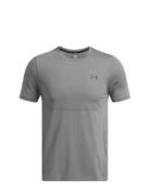 Ua Rush Seamless Legacy Ss Sport T-Kortærmet Skjorte Grey Under Armour