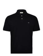 Reg Emb Archive Shield Polo Tops Polos Short-sleeved Black GANT