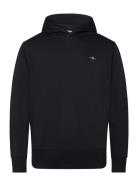 Reg Emb Archive Shield Hoodie Tops Sweatshirts & Hoodies Hoodies Black...