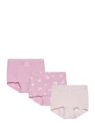 Nmftights 3P Pink Butterfly Noos Night & Underwear Underwear Panties P...